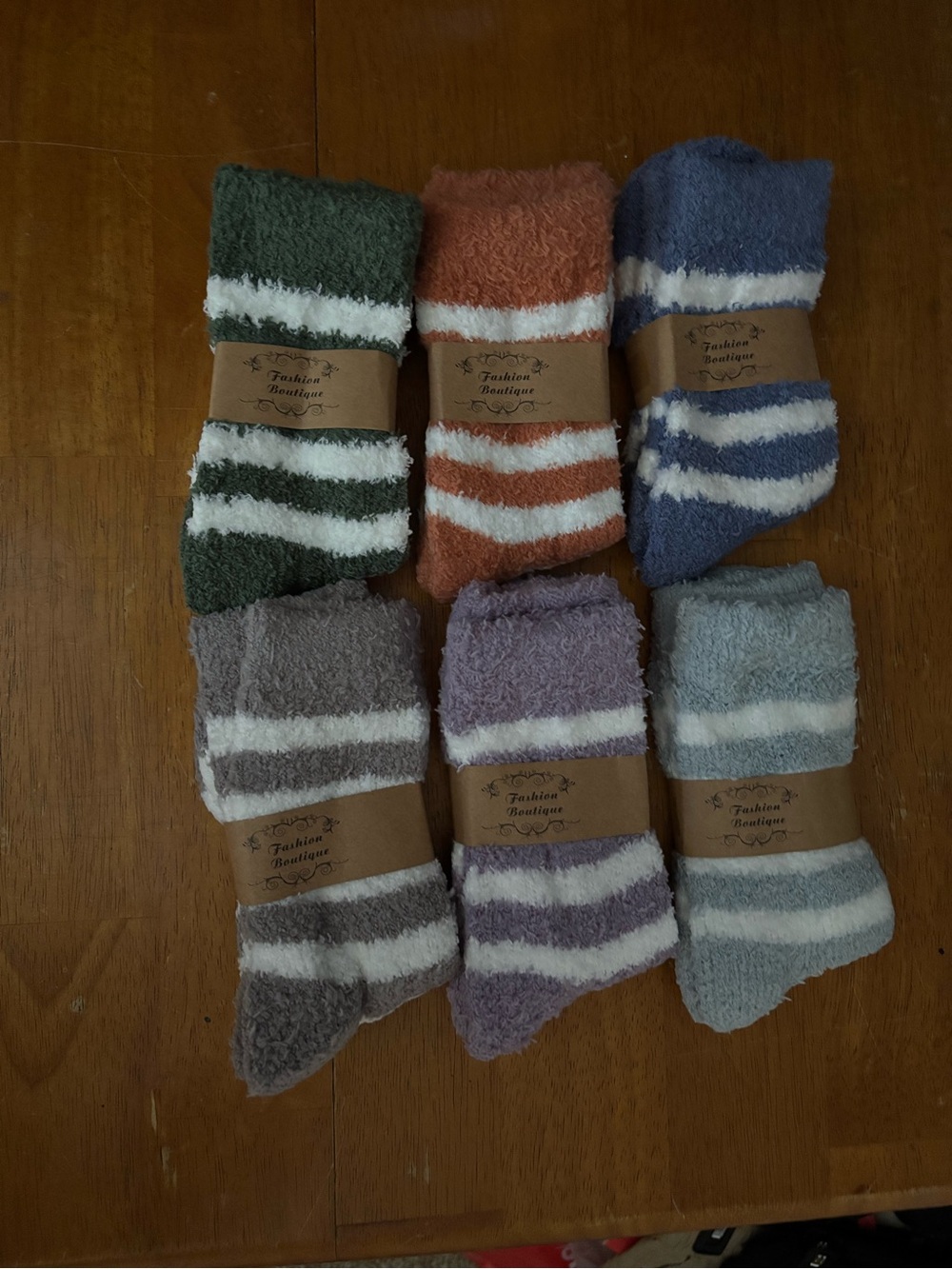 Plush Striped Women’s- Multi Color Pack